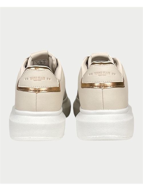 Sneakers donna Marc Ellis con logo laterale MARC ELLIS | 105HAWAICREAM/GOLD